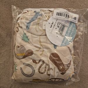 NWT Little Sleepies Ready To Rodeo Cowboy Cowgirl Bamboo Crib Sheet